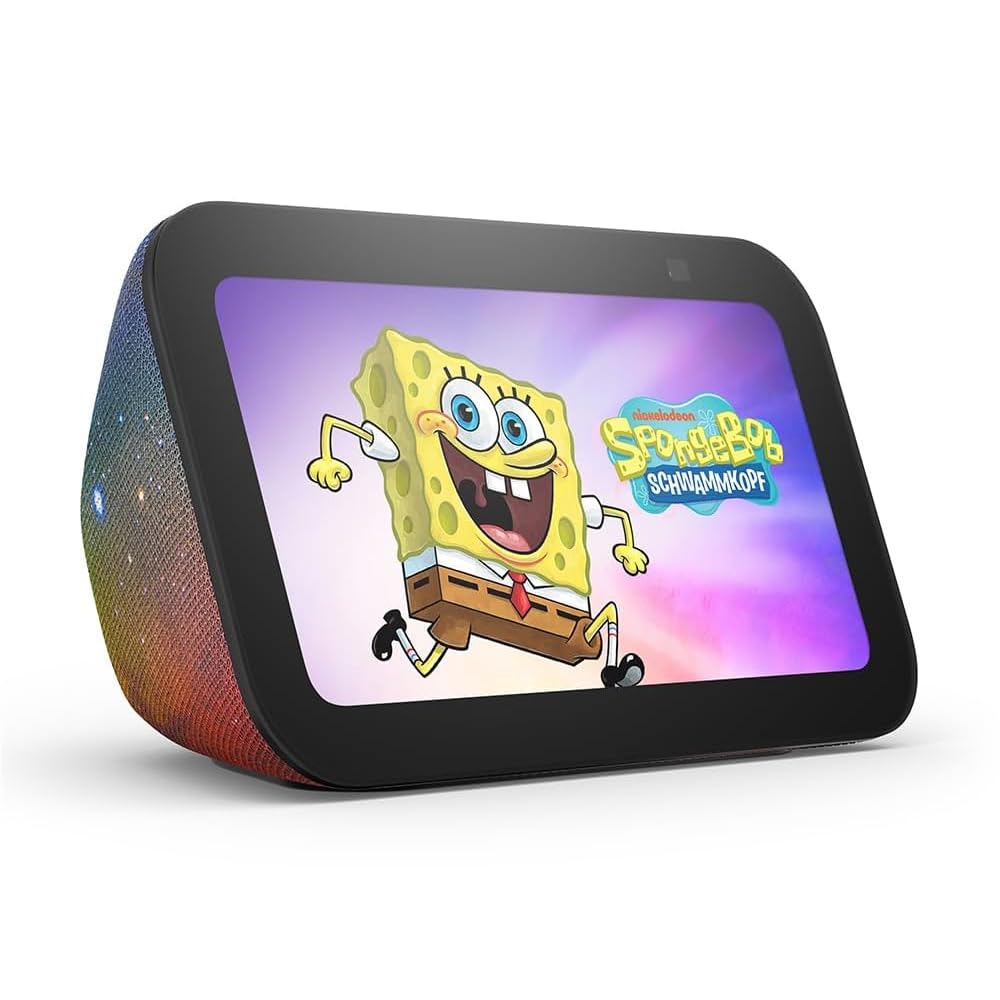 Echo Show 5 Kids (Neueste Generation) | Smart Display | 1 Jahr Amazon Kids+ Inhalte inklusive | Weltraum-Design, mit Alexa+ Early Access