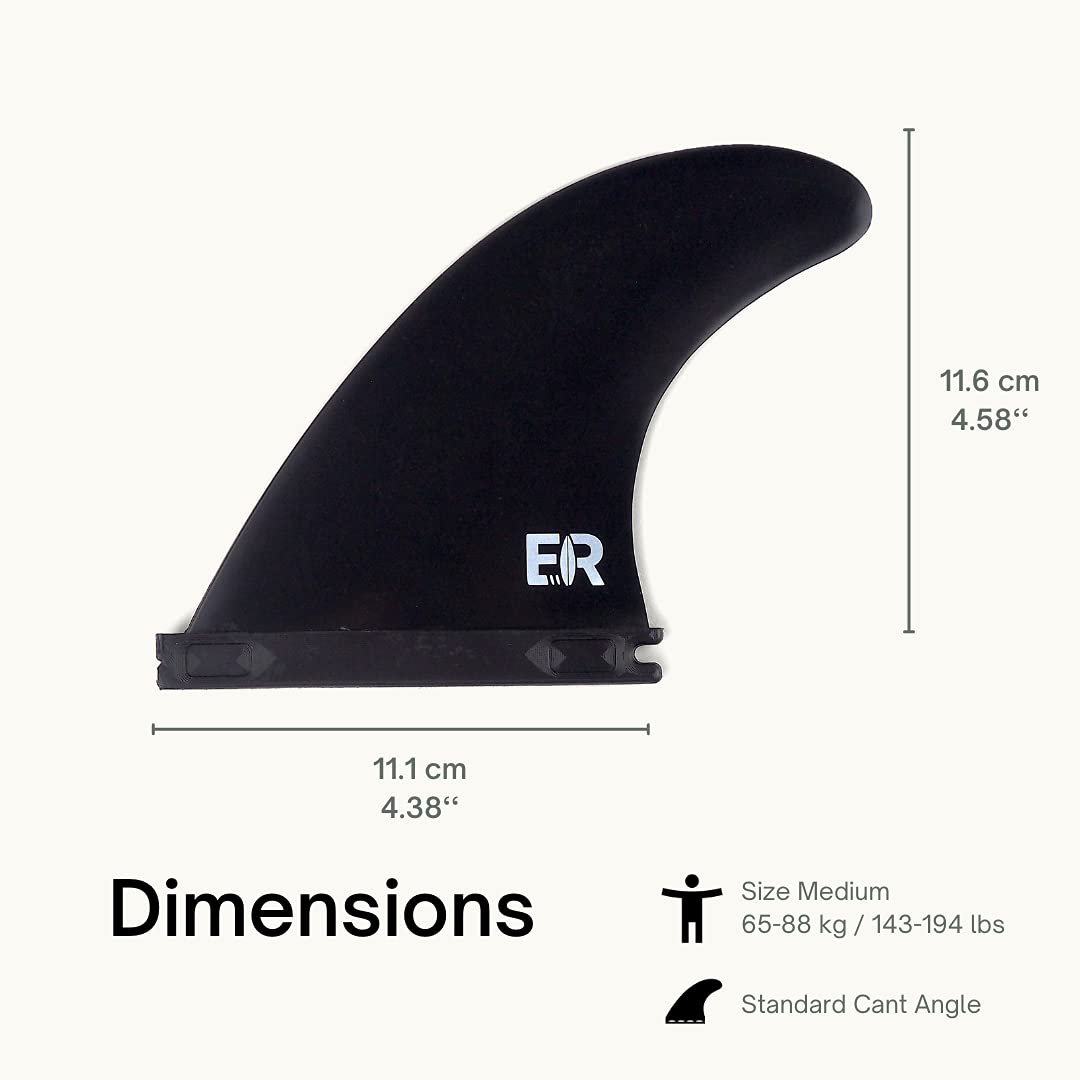 Future Surfboard Thruster Fin Set with Fin Key - Pinne per Tavola da Surf e SUP
