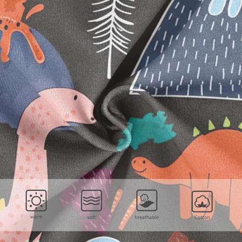 Toddler Girl Panties, Cute Dinosaurs Girls' Cotton Brief Underwear, 2T–8 Years3