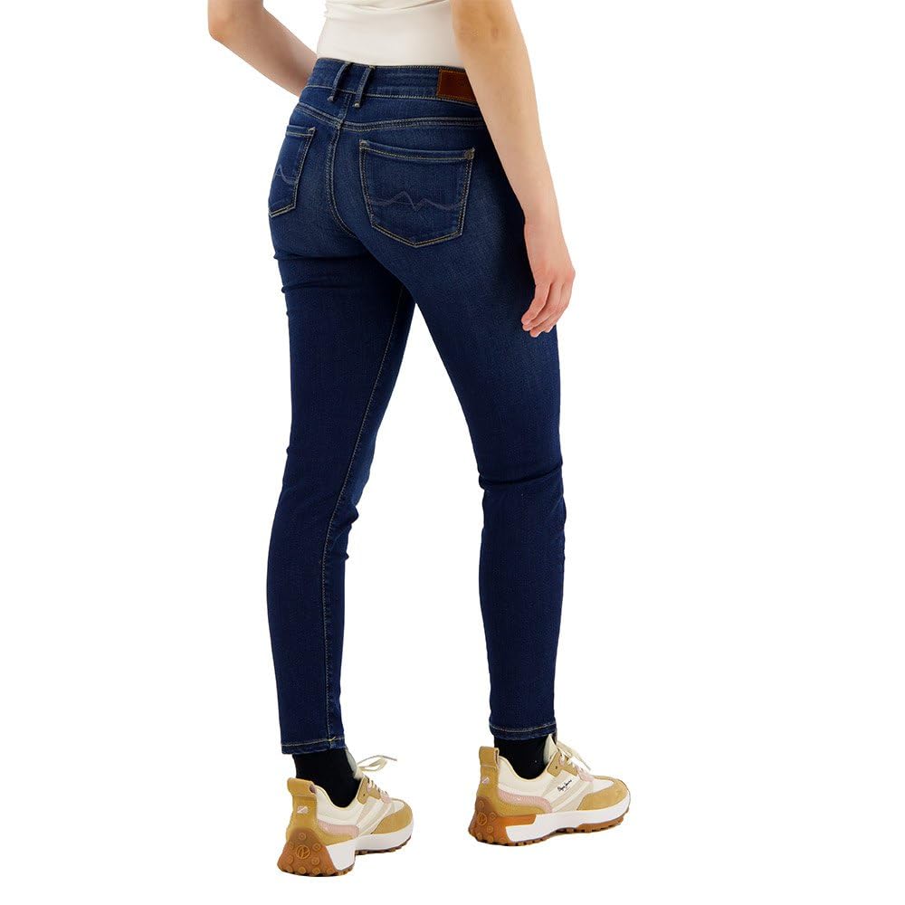 Pepe Jeans London Women's Soho Slim Fit Mid Waist Jeans