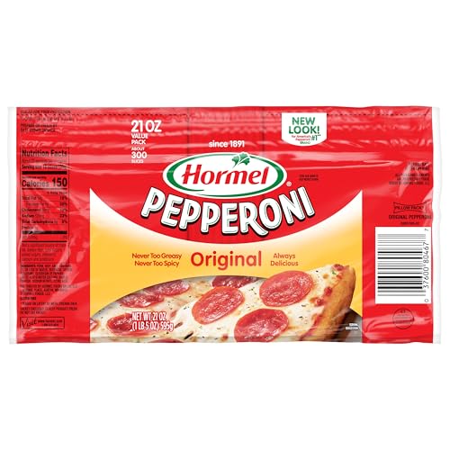 Hormel Original Sliced Pepperoni Value Pack, 21 Oz