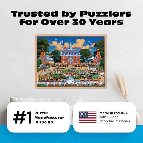 Puzzle escena colonial para mayores de 14 anos miniatura 6