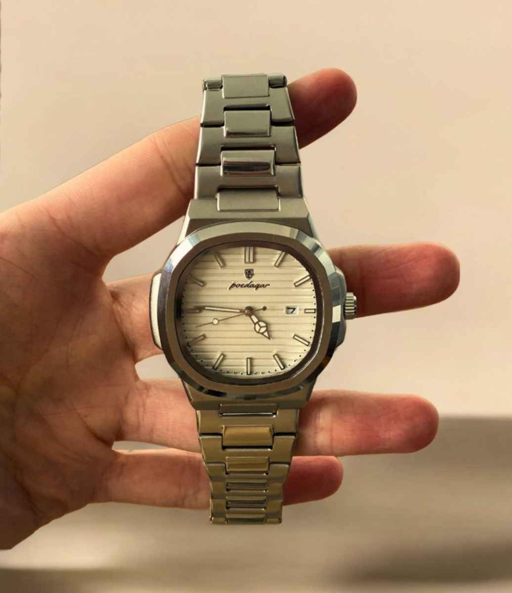 Relógio masculino de luxo original Poedagar prateado aço inoxidável moda homem casual em promoção! Veja a oferta e mais achadinhos de Relógios de pulso 7 Hoje é o melhor dia para comprar Relógio masculino de luxo original Poedagar prateado aço inoxidável moda homem casual com aquele preço maroto! Promoção! Aproveite a oferta! 7
