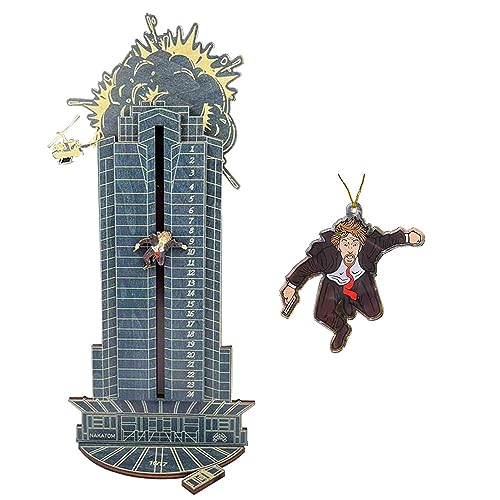 Image of Die Hard Advent Calendar, Christmas Die Hard Advent Calendar for Tabletop Decorations,Party Favors, Classroom Prizes,Xmas Gift (Blue Explosion)