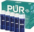 PUR Genuine Plus Water Filter Replacement Bottles, 5 Pack, Blue