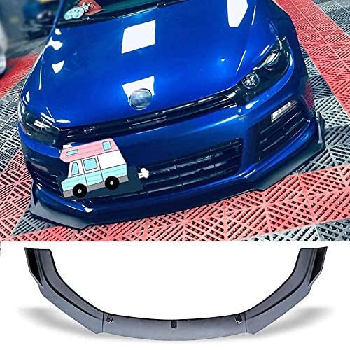 3pcs Labio Inferior Del Parachoques Delantero Del Coche para Vw Scirocco R 2009-2015, Difusor De AleróN, Separador De Labios De Parachoques Delantero Ajustable Cover