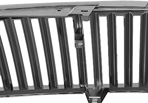 Miniatura 8 de Spec-D Tuning HG-SIV07JMVT Chevy Chevrolet Silverado 1500 Lt Ls, parrilla frontal vertical negra