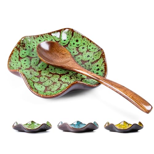 Image of Spoon Rest for Stove Top, 5.3 Inch Ceramic Spoon Holder for Kitchen Counter