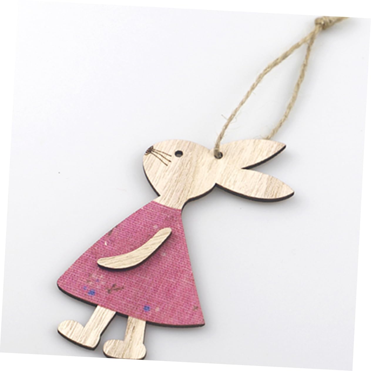 Alipis 32 Pz coniglietto di Pasqua ornamenti di coniglietto in legno decorazioni pasquali per la casa Home decor pieces arredamento ornamento ciondolo scena del festival ciondolo festivo