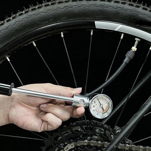 Bomba de bola esportiva, bomba de ar para bicicletas | Bomba de pneu para bicicletas em liga de alum