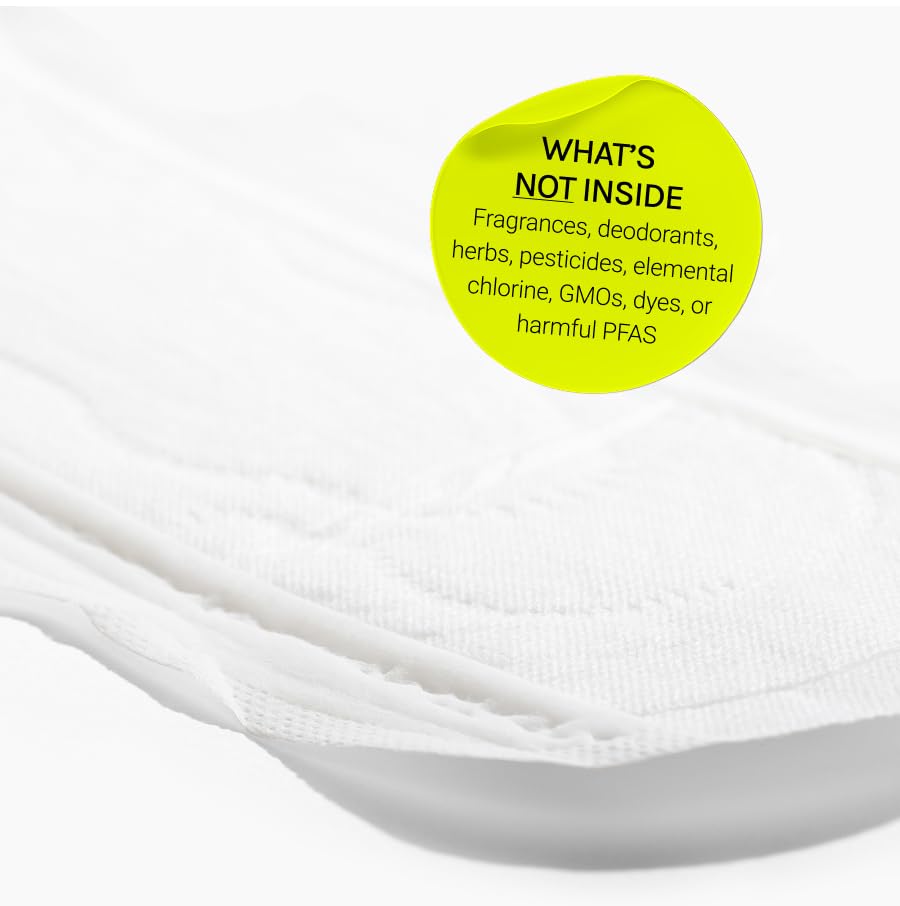 Image of Flex Ultra Thin Pads Super | Ultra Thin with Wings | Fragrance-Free Sanitary Napkins | Super Absorbent & Comfortable Feminine Pads | Unscented (2-Pack, 52 Pads)