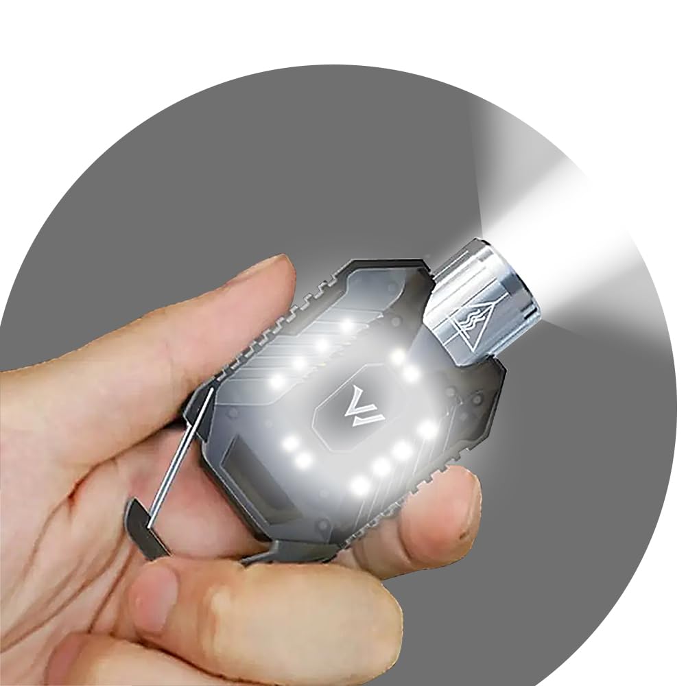 WARSUN G3 Mini Multifunctional LED Keychain Flashlight - Featuring Adjustable Zoom, Side Light, Type-C Charging Port. This Compact, Portable Flashlight is Perfect for EDC, Hiking, and Camping. (B0D53L2GQL) Amazon Price History, Amazon Price Tracker