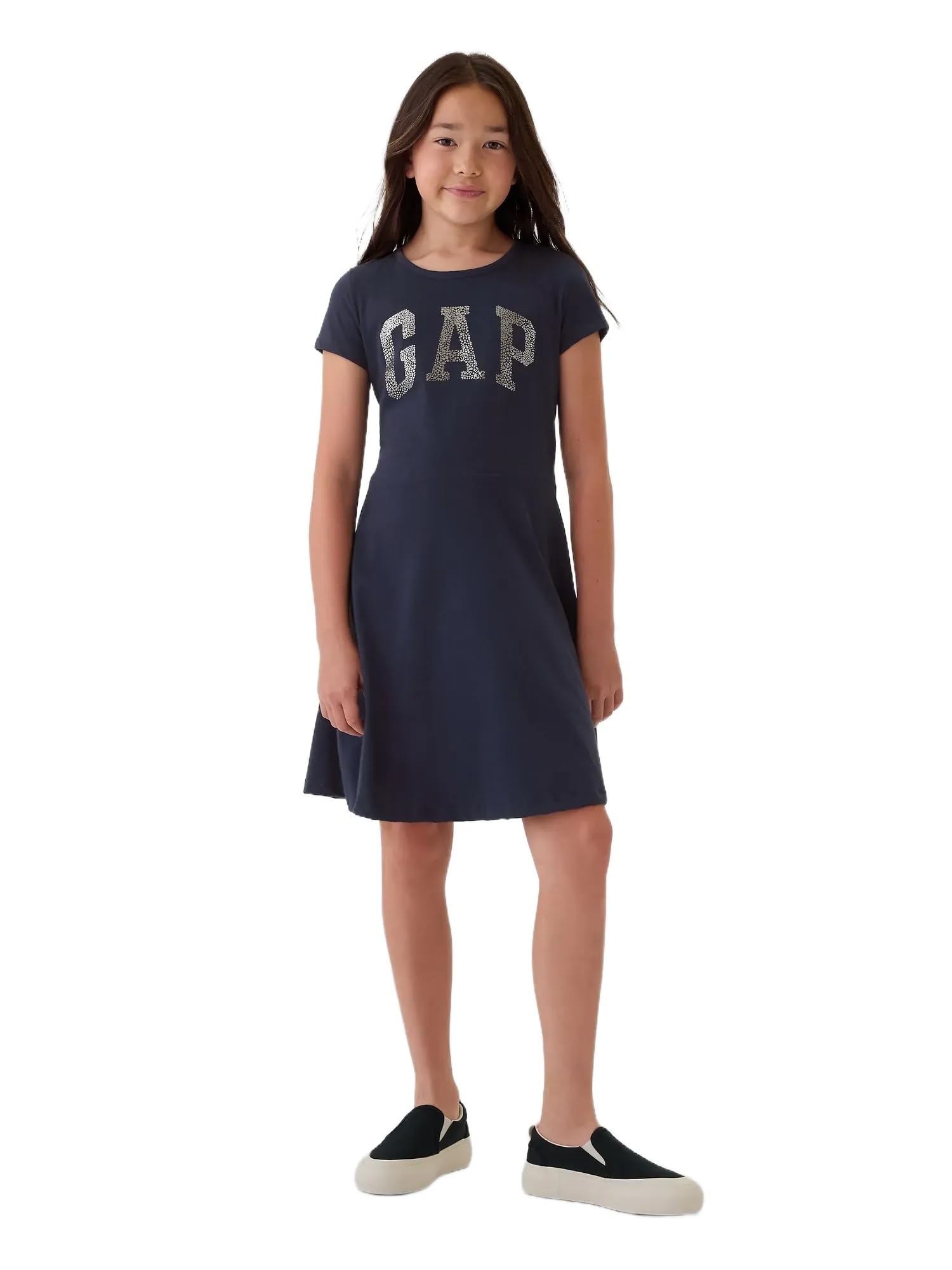 Robe à manches courtes Gap fille vêtement stretch liberté mouvement