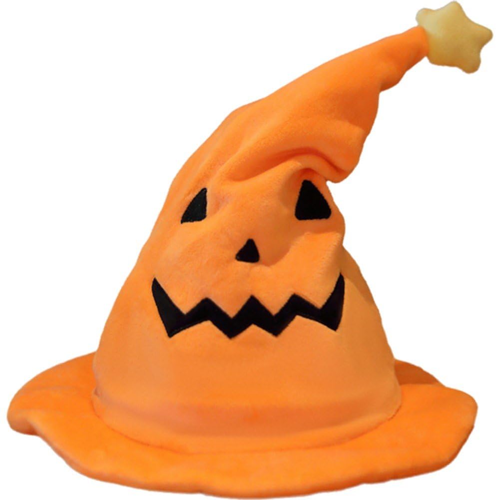 Amazon.co.jp: [Gediio] 魔女の帽子 ハロウィン ハット かぼちゃ