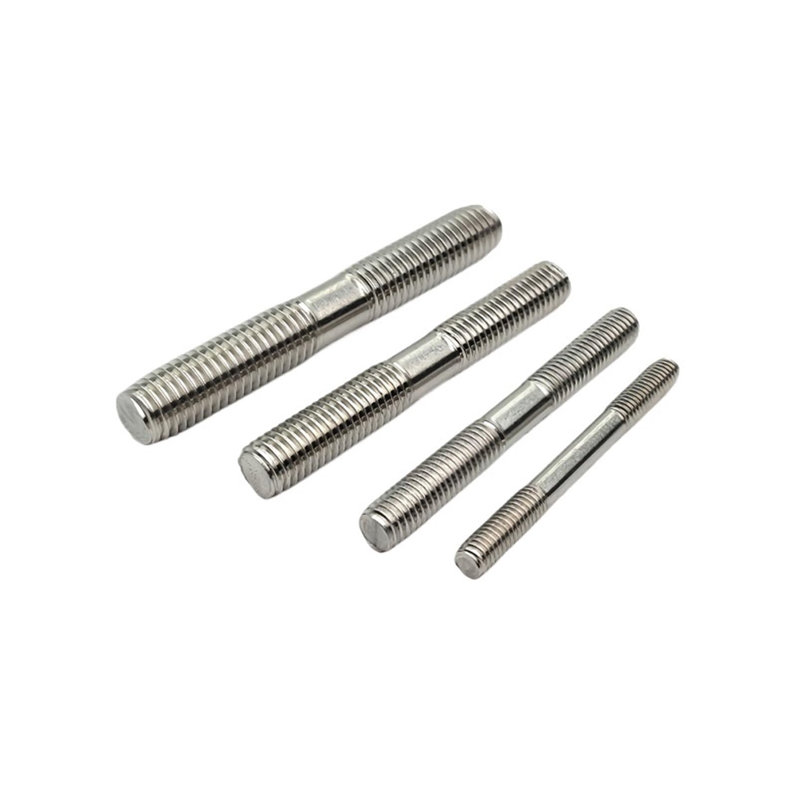 Gewindestange Doppel Ende Gewinde Stange Stehbolzen 304 Edelstahl Verlängern Gleich Länge Dual Kopf(M8-5pcs,150mm)