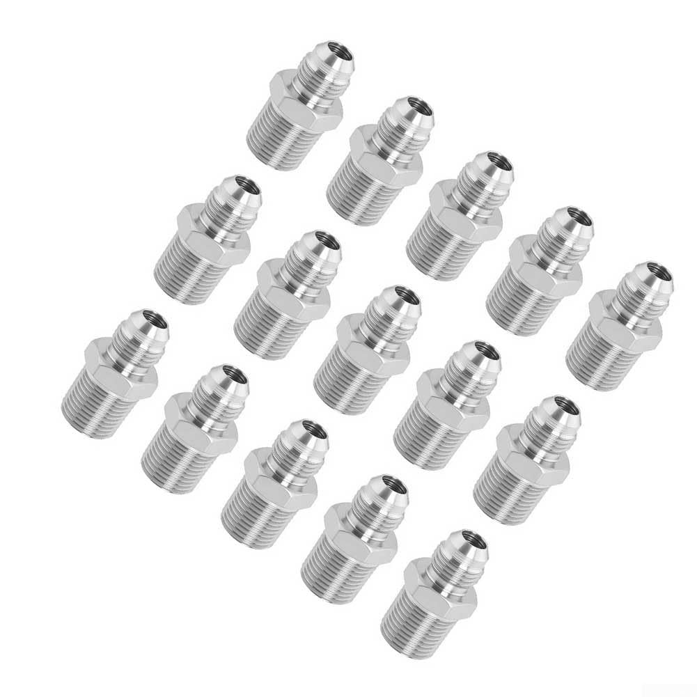 Adaptador de manguera hidráulica fabricado con acero inoxidable 316L de alta calidad para una mayor vida útil en condiciones duras