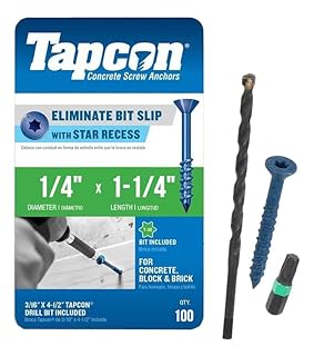 UPC 092097002128 product image for Tapcon 1/4