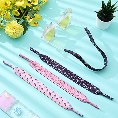 Weewooday 4 Pcs Kids Eyeglass Strap Glasses Holder Sunglasses Lanyard Retainer for Boys and Girls Age 3-10 Years(Ice Cream, Unicorn, Mermaid) by Weewooday - Image 6
