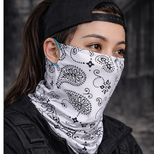 Image of Sun UV Protection Face Cover Scarf Mask Neck Gaiter Breathable Windproof Bandana Neck Gaiters