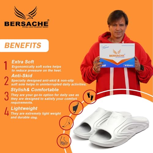 Image of BERSACHE Extra Soft Classic Casual with Regular wear with Ultra Soft & Flexibility Technology Clog for Men's & Boy's