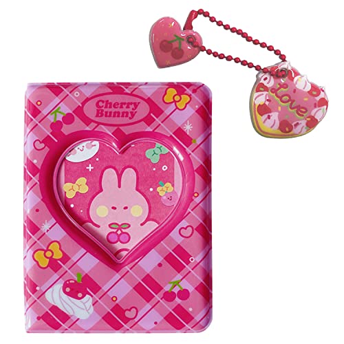 Mini álbum de fotos lindo de 1 pieza de 3 pulgadas, accesorio de pastel de amor, 1 pieza, mini álbum de almacenamiento, pequeño carpeta de álbum de fotos, para colección de fotos (40 piezas)