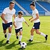 TEERAPHIQUE Family Matching Football T-Shirts for England Fans, Red White Top for Parents Kids, Ideal Match Day（Men White4-DK XL） #1