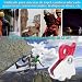Imagen de Hominas Descensor de Escalada de Parada 15 KN Agarrador de Cuerda de Escalada Autofrenante para Pinza de Cuerda de 9-12 mm