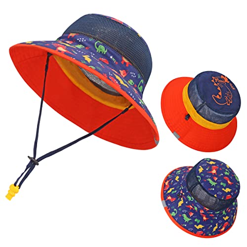 Kids Toddler Baby Boy Sun Hat Summer Bucket Hats with UPF 50+ UV Sun Protective