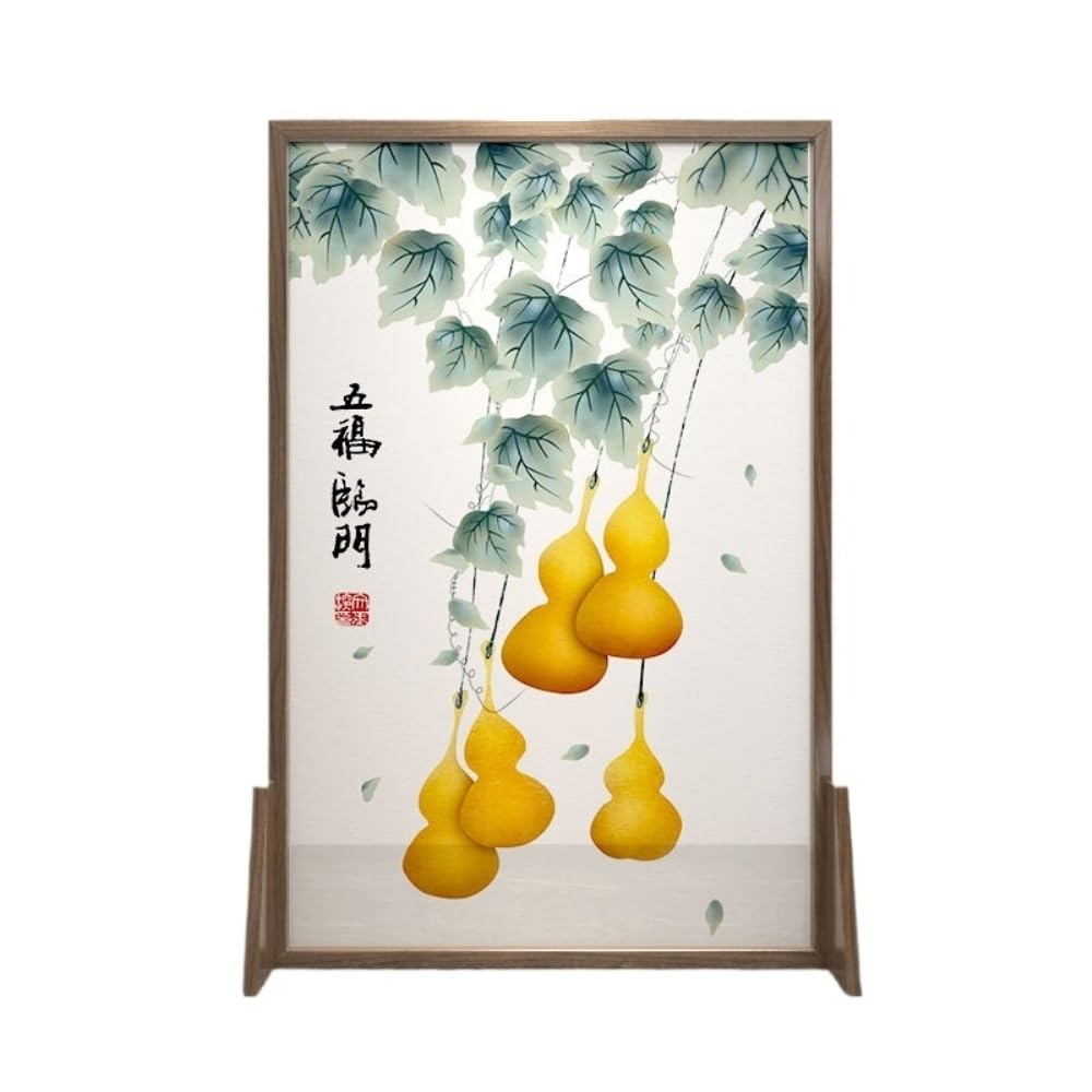 Privacy Screen Chinese Style Screen Partition Living Room Entrance Shielding Tea Office Porch Movable Seat Room Divider
