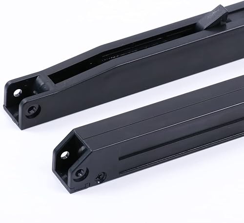 Miniatura 3 de ORB Kit de herrajes para puerta corrediza de granero de bronce aceitado con riel de 6.6 pies, paquete de bronce antiguo cepillado con cierre suave y