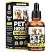 Pet Nutrition - Hemp Oil Dogs Cats - 40 000 MG - Anxiety, Pain, Stress, Arthritis, Seizures Relief - Better Sleep - Grown & Made in USA - Omega 3, 6, 9 & Vitamin E