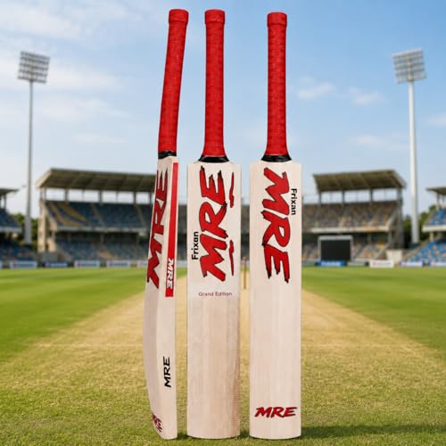 Image of Wooden Cricket Bat for Kids | Popular Willow Size 5 | Perfect for Boys 10-12 Years | Lightweight & Durable Cricket Training Bat with Tennis Ball and bat Cover
