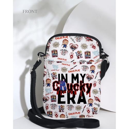 MAOFAED Halloween Theme Crossbody Bag,Horror Movie Gift, Halloween Party Favor, Scary Movie Fan Gift3