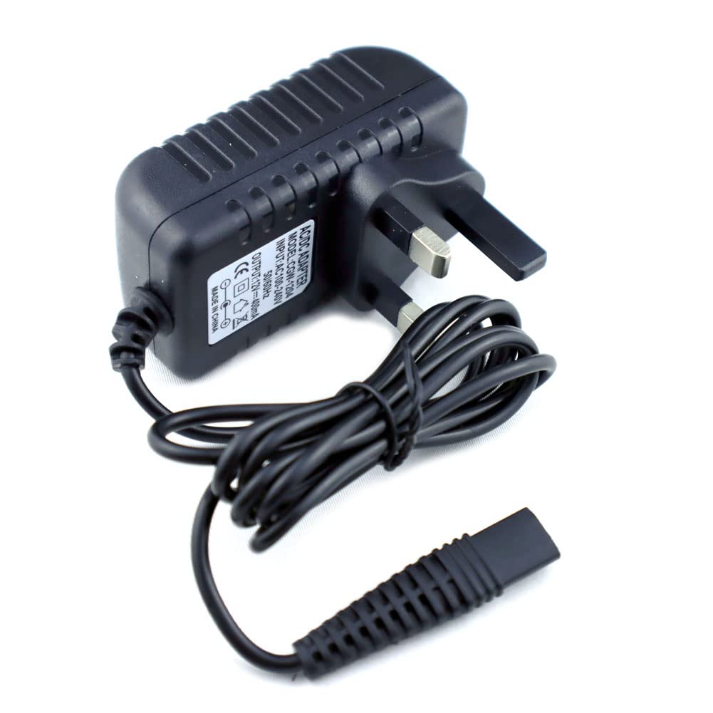 12V Charger Cable Adapter Power Cord Compatible with Braun Series 9,7,5,3,1 Electric Razor Shaver 3040s,340s,3020s,3080S,3000s,5190cc,5210,760cc,790cc,9095cc,9290cc,9903s