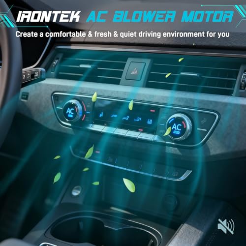 Image of IRONTEK 700174 HVAC Blower Motor Assembly for 2005-2015 for Nissan Armada, 2004-15 Titan, 2004 Pathfinder Armada, 2004-10 for Infiniti Qx56, AC Blower Motor 27226ZH00A 615-58636 31558012100