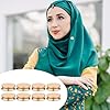 8pcs Épingles Magnétiques pour Hijab, 1,4 cm Polyvalentes Clip Magnétique Foulard Aimants Hijab Sans Accroc Épingles Magnétiques Fortes pour Hijab Broche Sans Épingle pour Femmes (Couleur E) #5