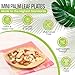 Raj Eco Compostable Mini Palm Leaf Plates Like Bamboo Plate Disposable - 4 Inch Square 100 Mini Party Plate, Natural Wooden, Eco-Friendly, Fancy Biodegradable & Disposable Wedding Picnic 6