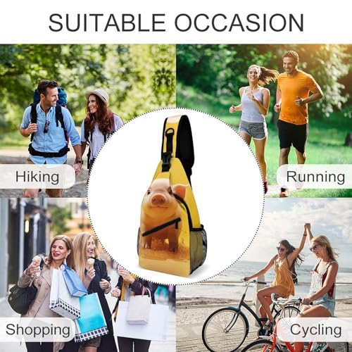 Bolso bandolera casual deportivo para mujer y hombre miniatura 6