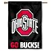 OSU Buckeyes House Flag GO BUCKS