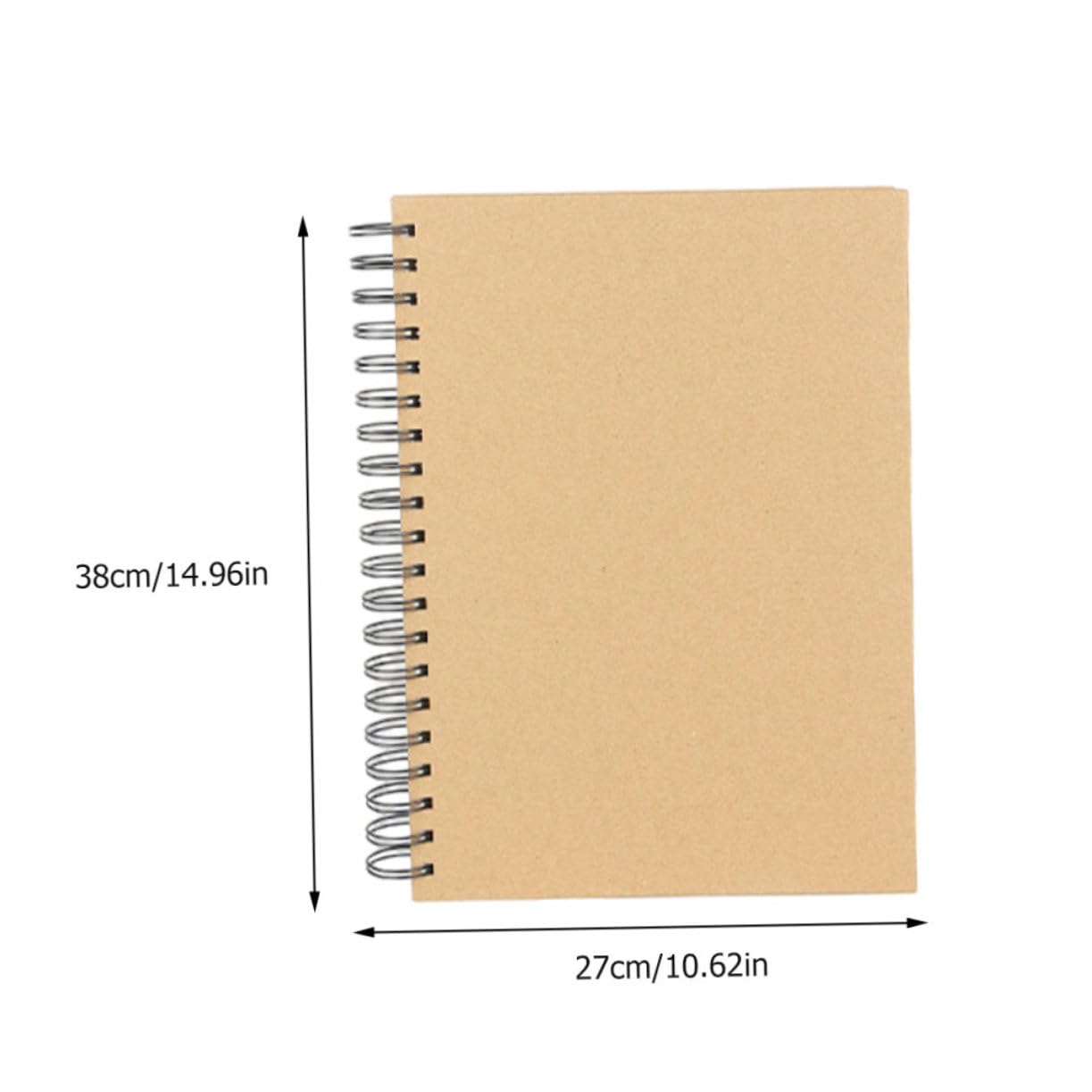 WRITWAA 1pezzi Quaderno per Schizzi Copertina in Cartoncino Blocco da Disegno Spirale Pagina Bianca Vuota per Pittura Quaderno da Disegno Resistente per Schizzi e Disegni