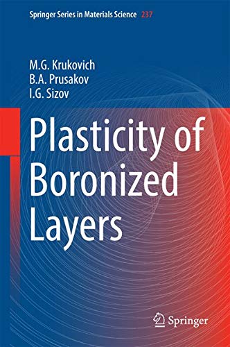 Buy Plasticity of Boronized Layers — BookShops.in