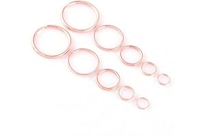 Rose Gold Split Rings for Jewelry Making