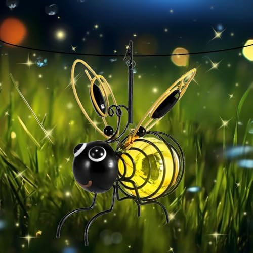 CHENBOOW Bienen Deko Solarleuchte,Bienen Lichterketten,Solarlampen...