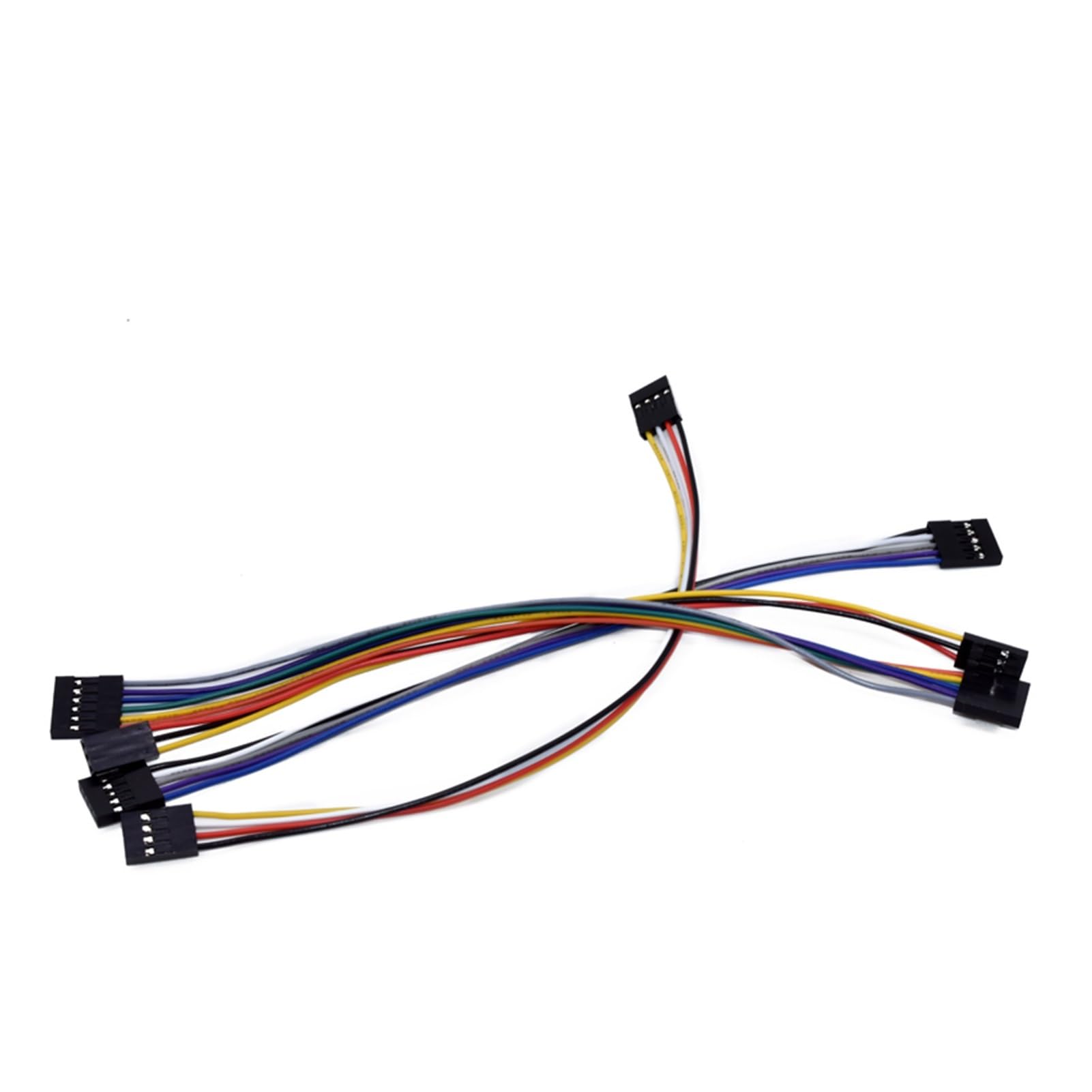 Cable de puente Dupont de 10 piezas, paso de 2,54 mm 2-10 pines 26 AWG