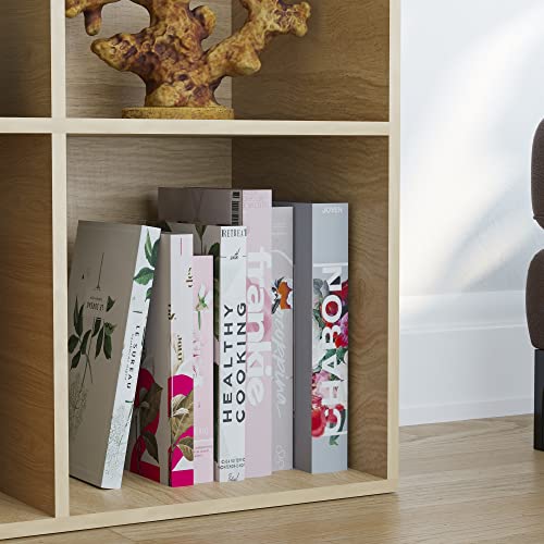 Vida Designs Durham Cube Bookcase Storage Organiser Living Room Bookshelf Home Office Furniture (6 Cube, Oak) - Image 5