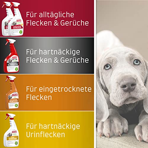 Nature’s Miracle Flecken- & Geruchsentferner Hund - Enzymreiniger für die einfache Beseitigung von Verschmutzungen, Geruchsneutralisierer mit Melonenduft, 946 ml