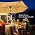 Outdoor Patio Umbrella Lights, 1000 Lumens 15W Warm White LED, Waterproof with Dimmable Timer l Umbrella Pole Light for Patio Umbrella Decor Lighting - ALL FORTUNE