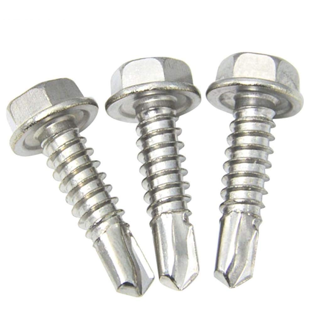 Amazon.co.jp: 410ステンレス鋼製六角ソケットネジ、セルフ