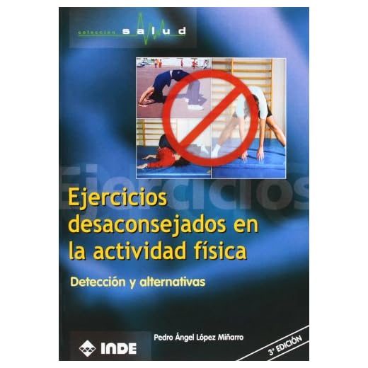 Ejercicios Desaconsejados En La Actividad Física: Detección y alternativas: 750 (Salud)