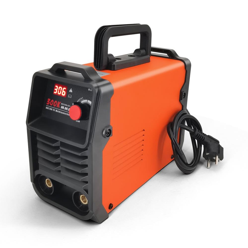 300A 220V MMA ARC Soldador,Mini Portátil Soldador Electrodo con Pantalla Digital LED,Bricolaje, Reparación de Bicicletas, Soldador Portátil para Soldadores